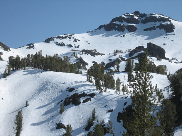 Great ski terrain immediately off Sonora Pass.  Very easy touring here.
