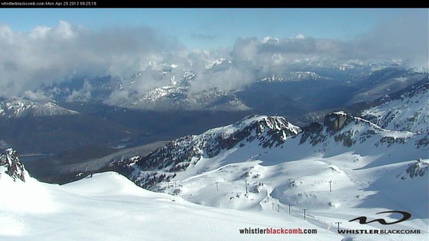 Whistler today at 9:30am.  Looks real good up high.
