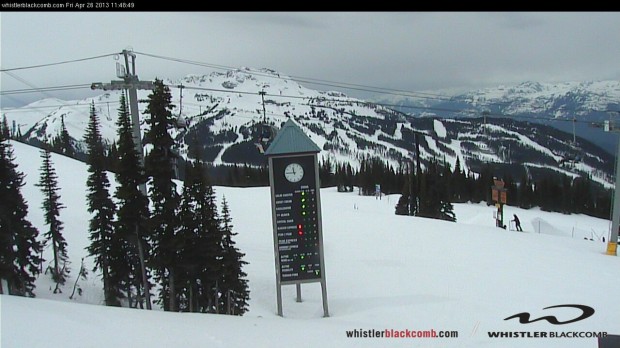 Whistler today at 11:45am.