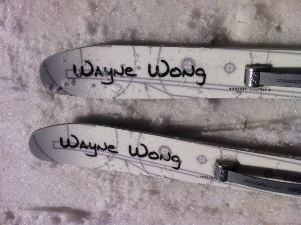 This helped us verify it was Wayne Wong.  Legend Ski, Anton Suspension.