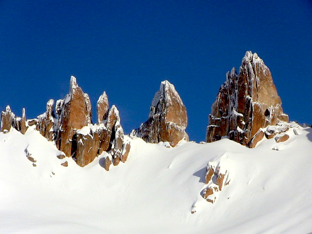 Towers in La Laguna at Catedral Ski Resort in Bariloche, Argentina