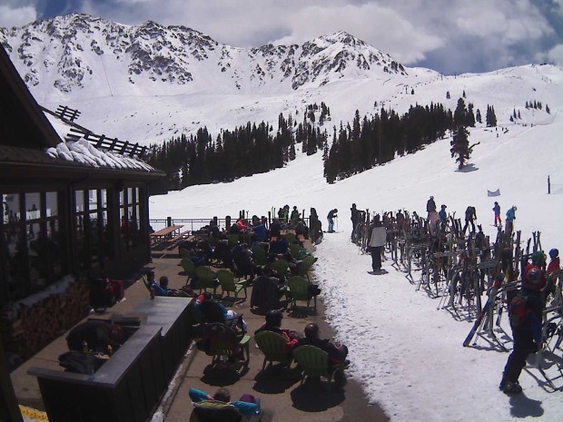 Arapahoe Basin at 12:45pm today.