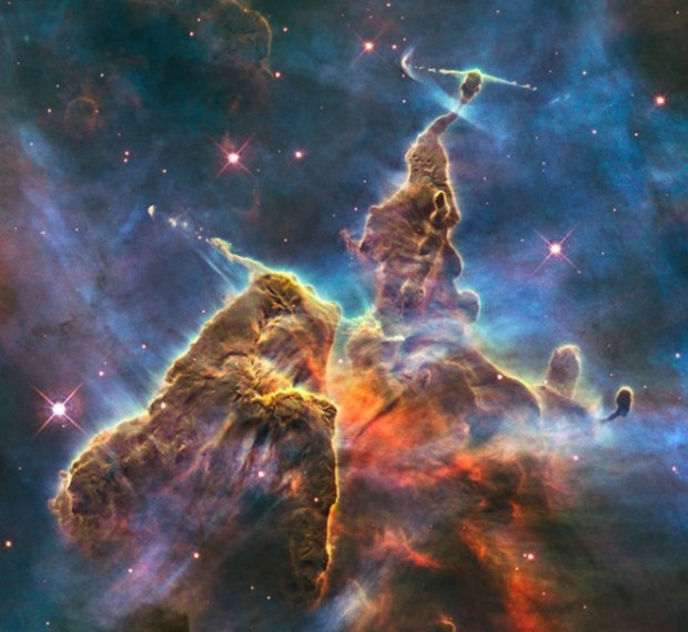 Hubble photo of space nebulae