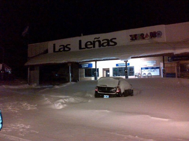 Las Leñas this evening