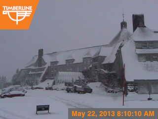 Timberline Lodge this am