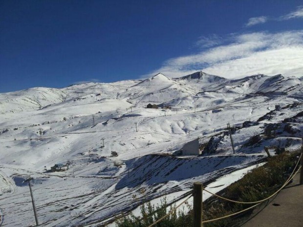 Valle Nevado ski resort on Saturday, May 4th