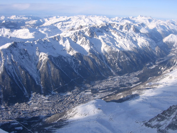 Chamonix from Mont Blac