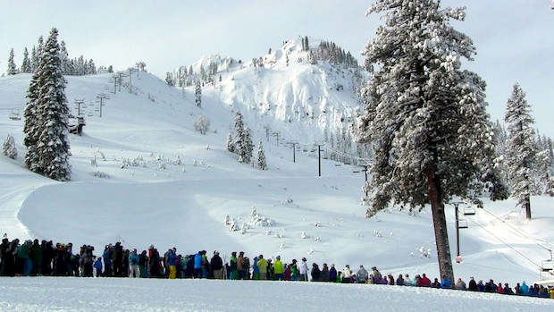 Squaw crowds wait for Fingers in 2011.  photo: miles clark
