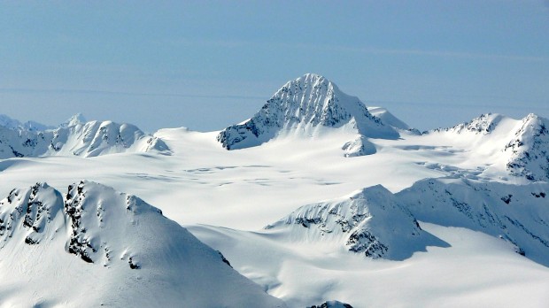 Valdez glacier skiing terrain.  photo: miles clark