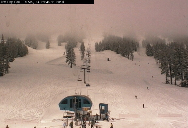 Mt. Bachelor today at 10am with 12'18"