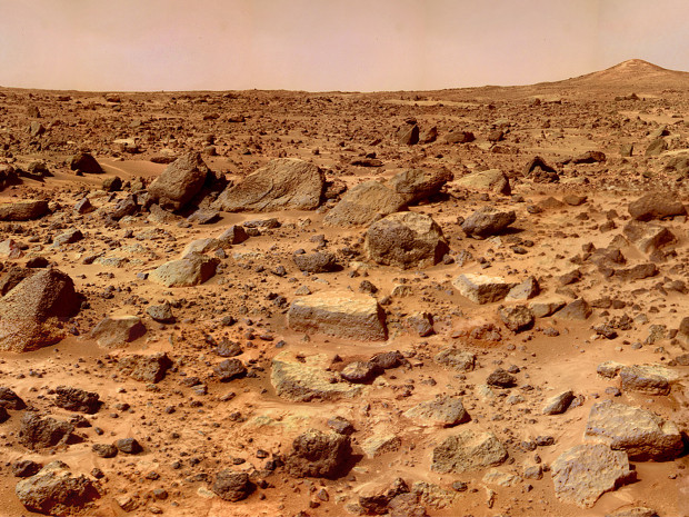 Curiosity photo of Mars.  