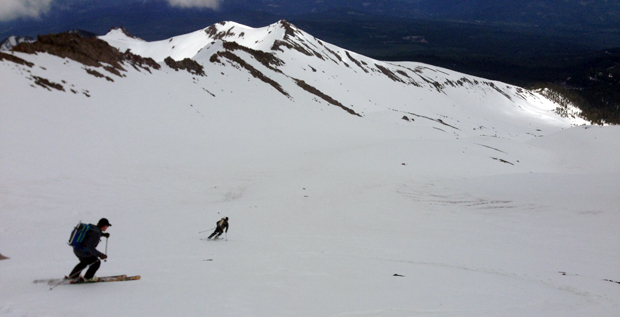 backcountry skiing mount shasta