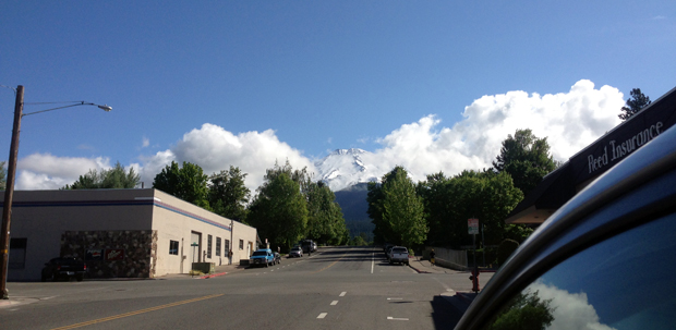 Mt. Shasta Viewed from town