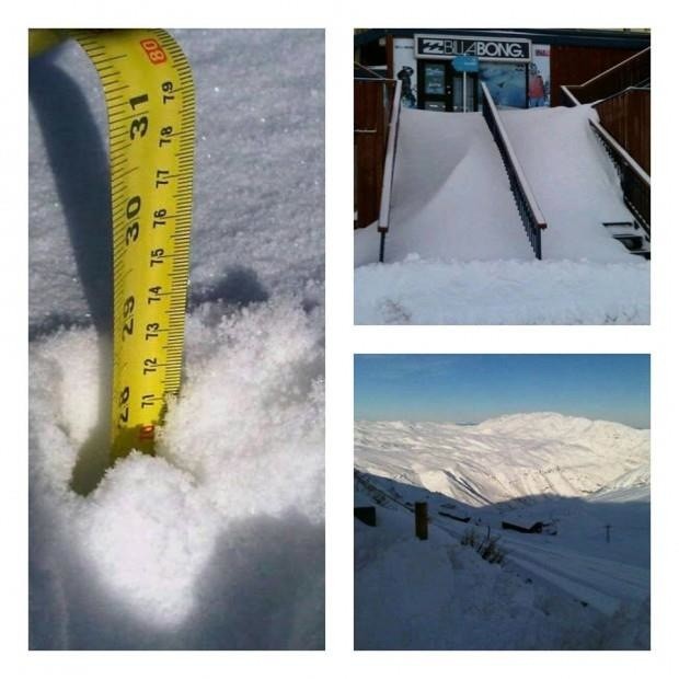 2 feet of new snow on May 29th at Valle Nevado