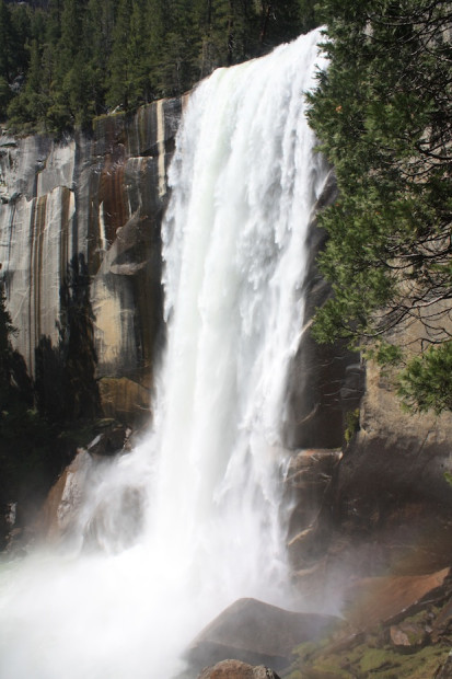 Vernal Falls, Yosemite, CA.  photo: miles clark