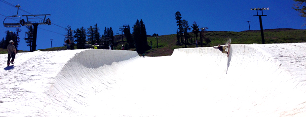 half pipe for boreal summer shred