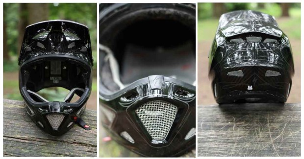 Front and rear vents keep the helmet well ventilated.  