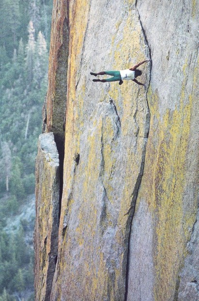 dan osman free soloing in Yosemite, CA