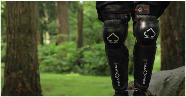 Good effective knee and leg protection is provided by the Pinner LT guards. 