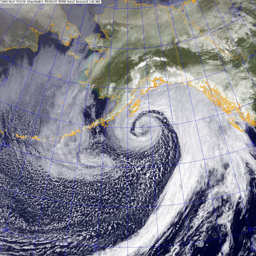 Gulf of Alaska storm about to deliver.