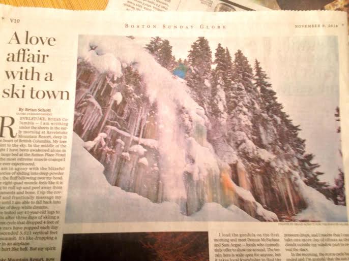  Photo published in the Boston Globe's Sunday Edition in November 2014. They mention my name in the article and my name is under the photo in the print version This Boston Globe Sunday Edition saw 360,000 copies printed, 246,000 digital subscriptions, plus web visitation. 