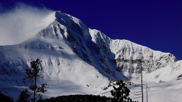 Lone Peak at Big Sky ski resort, MT.