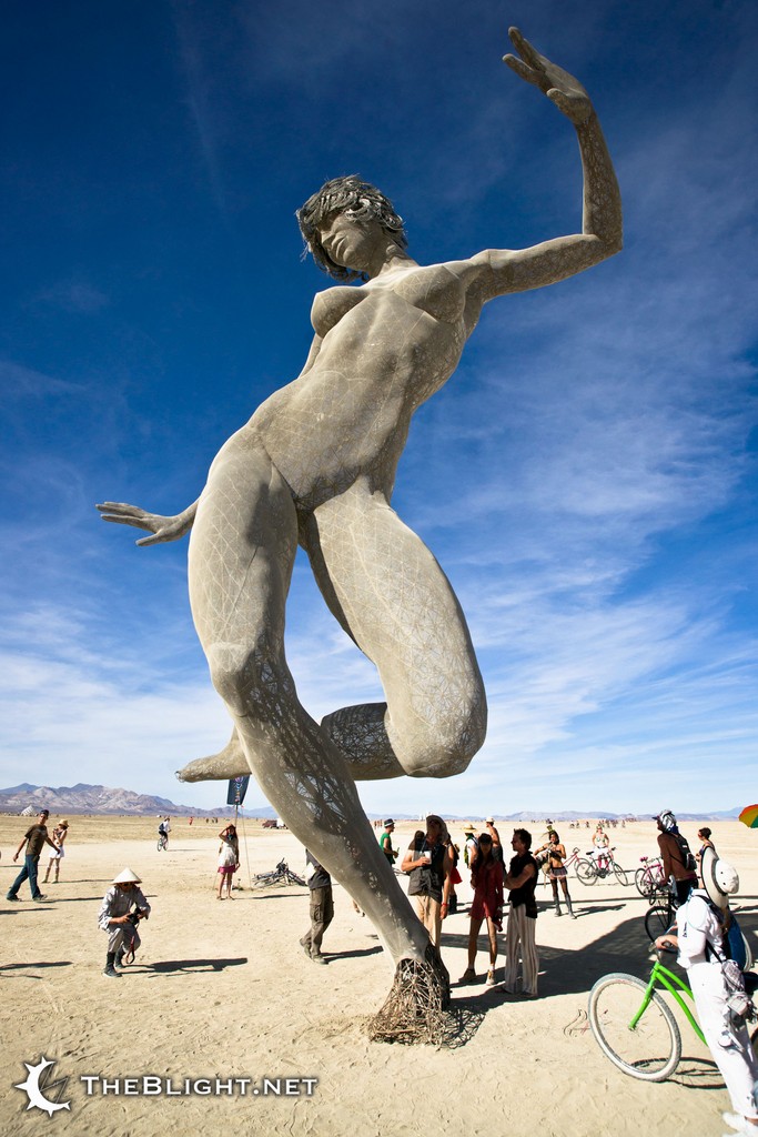 Burning Man sculpture