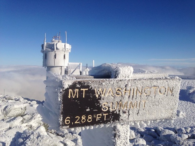Mt. Washington, New Hamphire new snow.