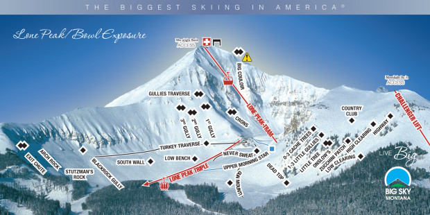 big sky + moonlight basin = biggest ski resort in USA