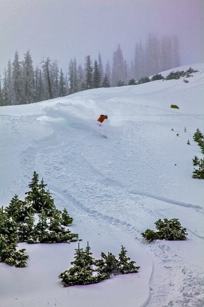 Oct. 14th pow at Wolf Creek.