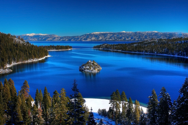 Beautiful Lake Tahoe, California.