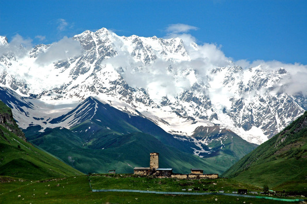 The Svaneti region of Georgia is gorgeous.