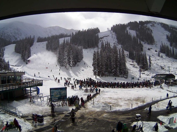 Arapahoe Basin, CO at 11am Today.