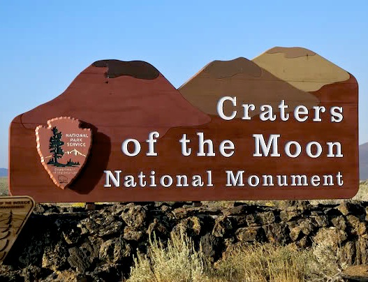 Craters of the Moon National Monument in Idaho.