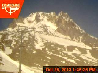 Timberline on Mt. Hood, OR today at 1:45pm