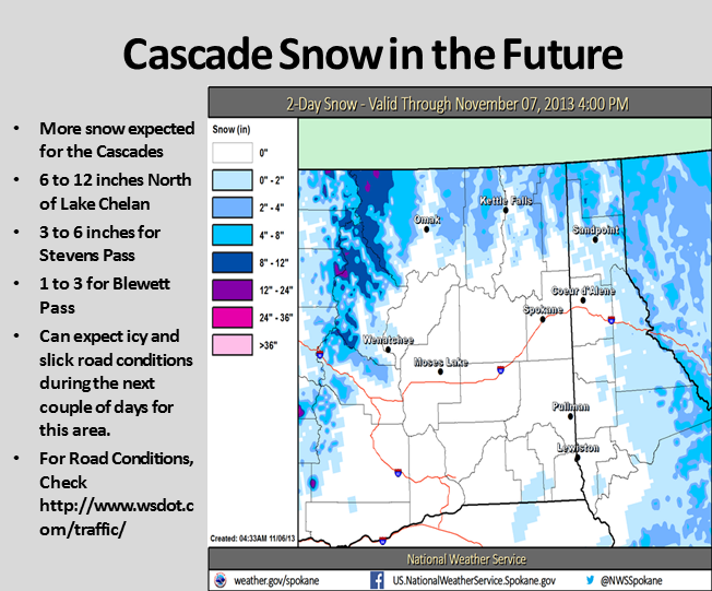 Winter Weather Advisory for Washington = 6-12” Forecasted Tonight 