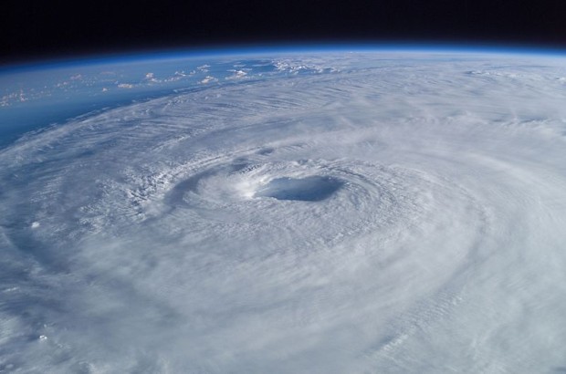 Hurrican Isabel as viewed from space