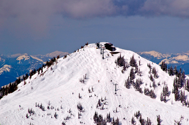 High Campbell lift at Crystal Mountain, WA. photo: