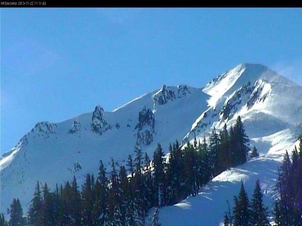 Mt. Bachelor, OR Summit today at 11:20am PST.