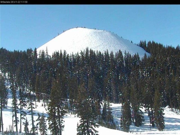 Mt. Bachelor, OR Cinder Cone today at 11:20am PST.