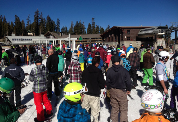 Mammoth 60th anniversary opening weekend lines