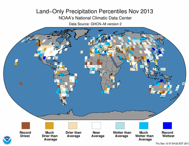 november precipitation worldwide