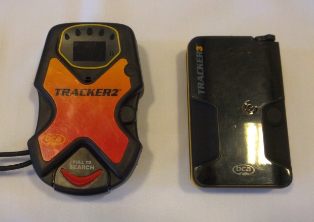 Comparison in size of Tracker 2 and Tracker 3.  