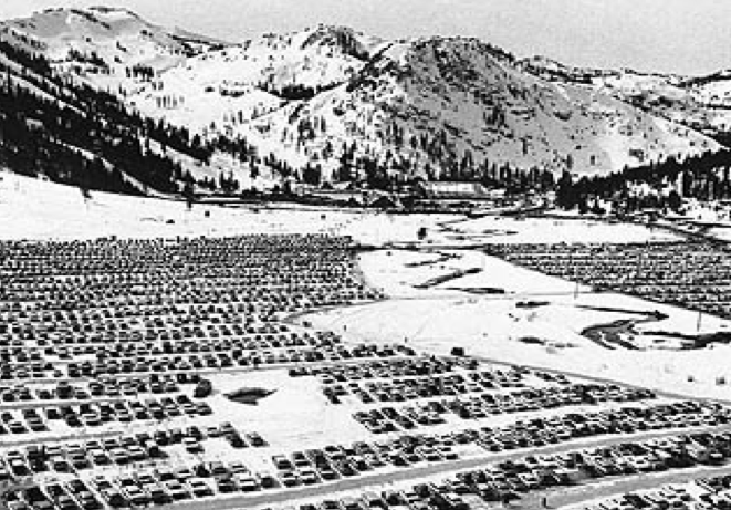 Squaw Valley meadow, 1960 Olympics.  