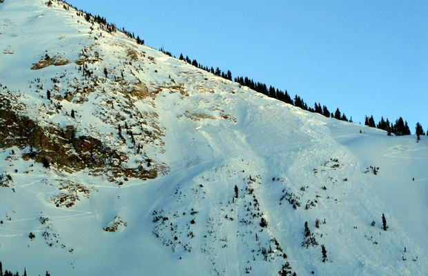 Slide off the shoulder of Mt. Baldy