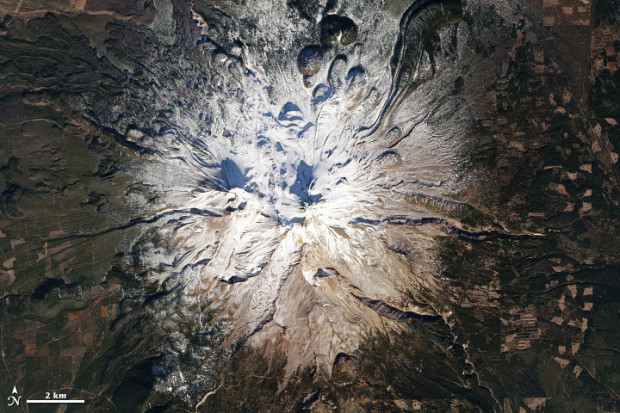 Mt. Shasta, CA.  November 1st, 2013.  NASA