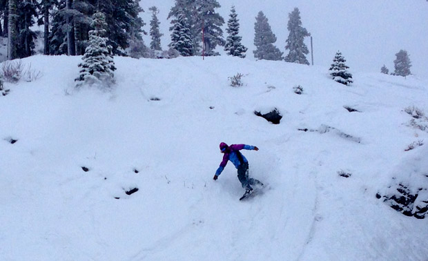 Laying it over in search of pow
