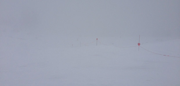 It was a bit more like winter at Alpine, the view from the top of Summit