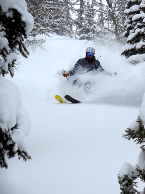 Deep pow within 5 minutes of the yurt 