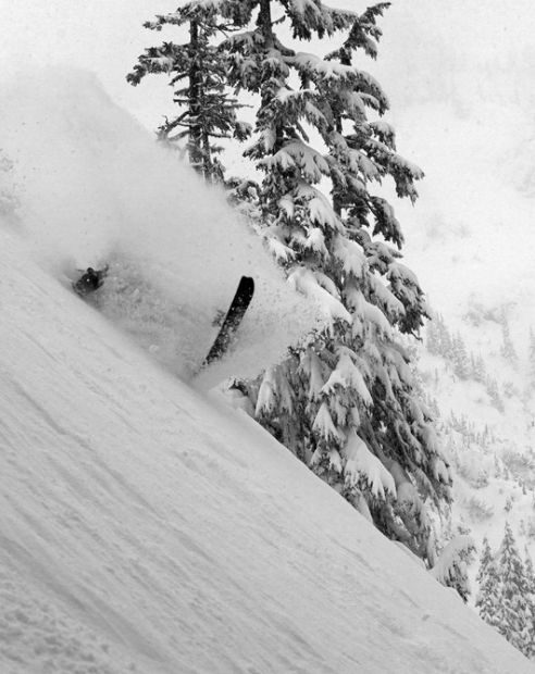 Mt. Baker during big Feb. snow cycle.  photo:  dylanhart.com